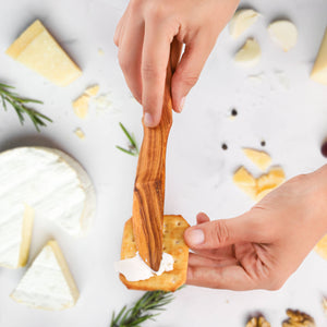
                  
                    Olive Wood Spreader – Handmade Curved Serving Tool
                  
                