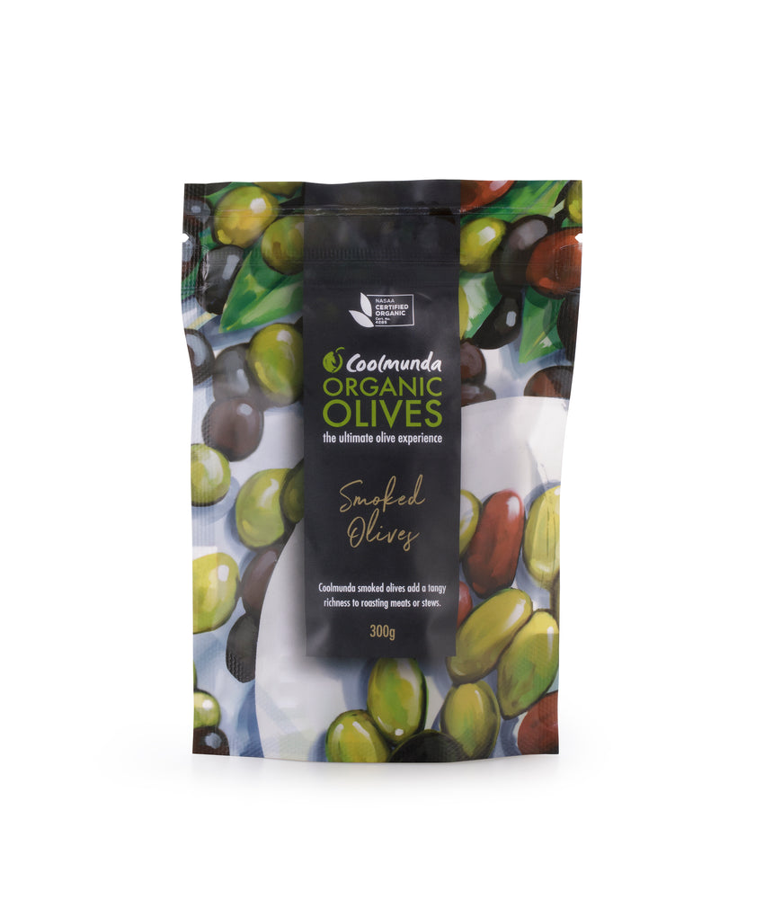 Coolmunda Smoked olives 300g pitted