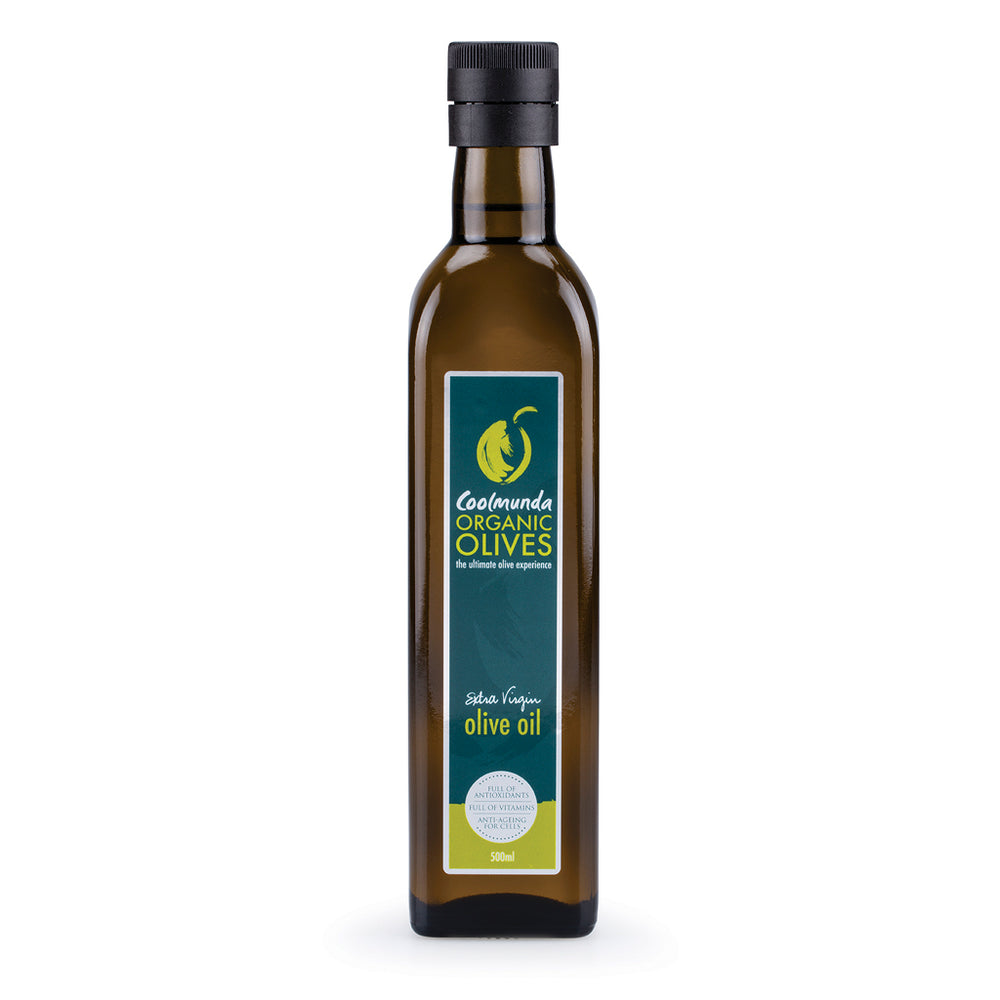 Coolmunda Organic Olives 500ml Extra Virgin Manzanillo Olive Oil