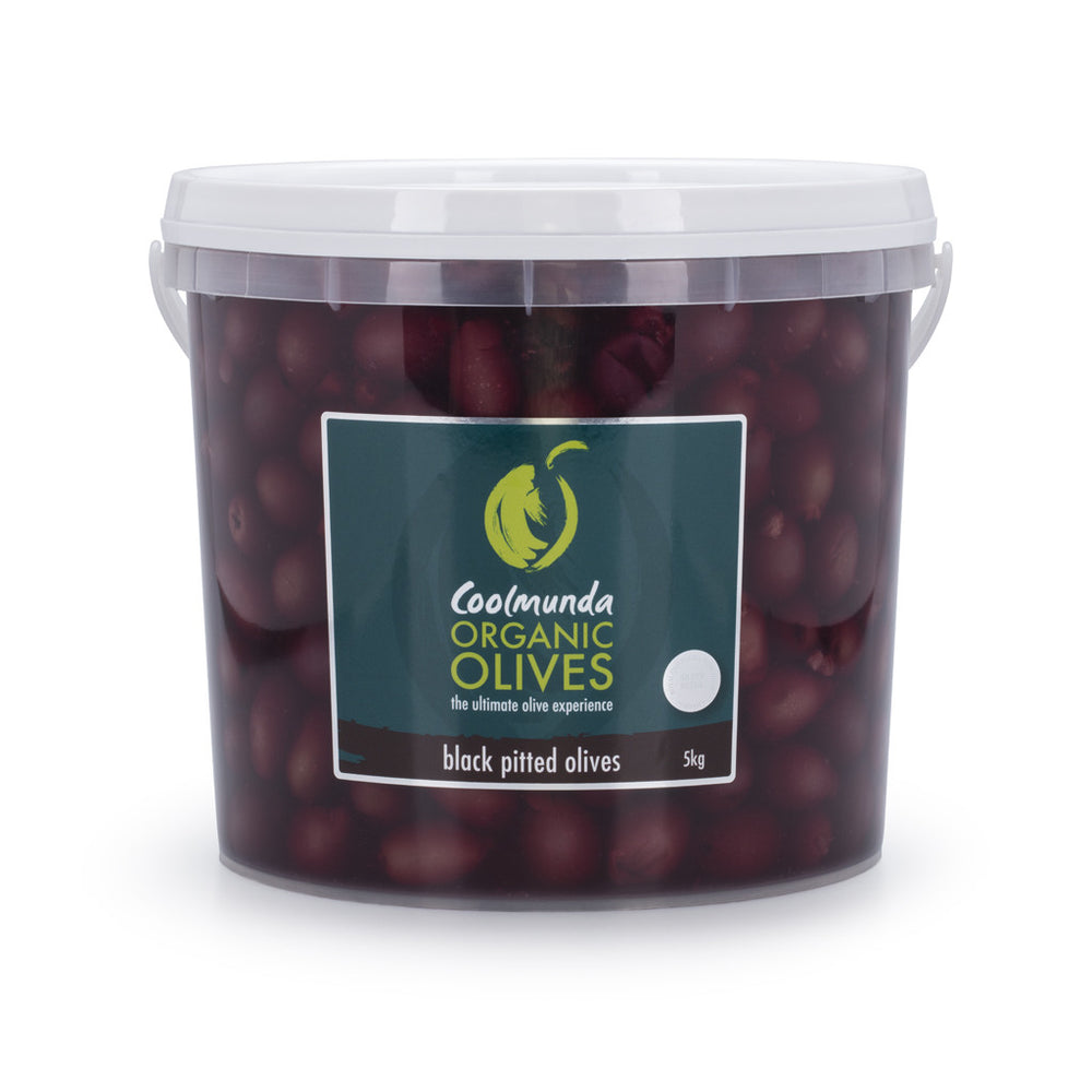 Coolmunda Organic Olives 5kg 'Black Pitted Olives'